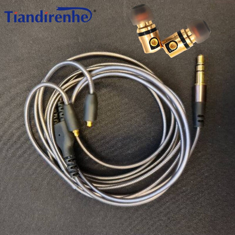 Diy mmcx-schnittstelle für dynamische hifi-in-ear-kopfhörer mit abnehmbarem mmcx-kabel für shure earphone  se215 se535 se846 ue900 headset
