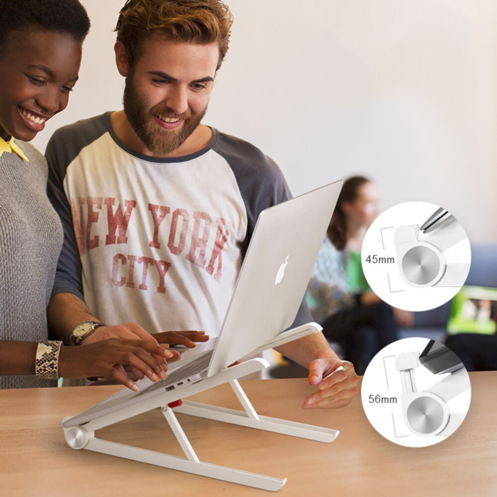 Draagbare Base Notebook Stand Opvouwbare Laptop Stand Verstelbare Houder Voor Macbook Pro Tablet Ondersteuning Computer Cooling Stand Riser