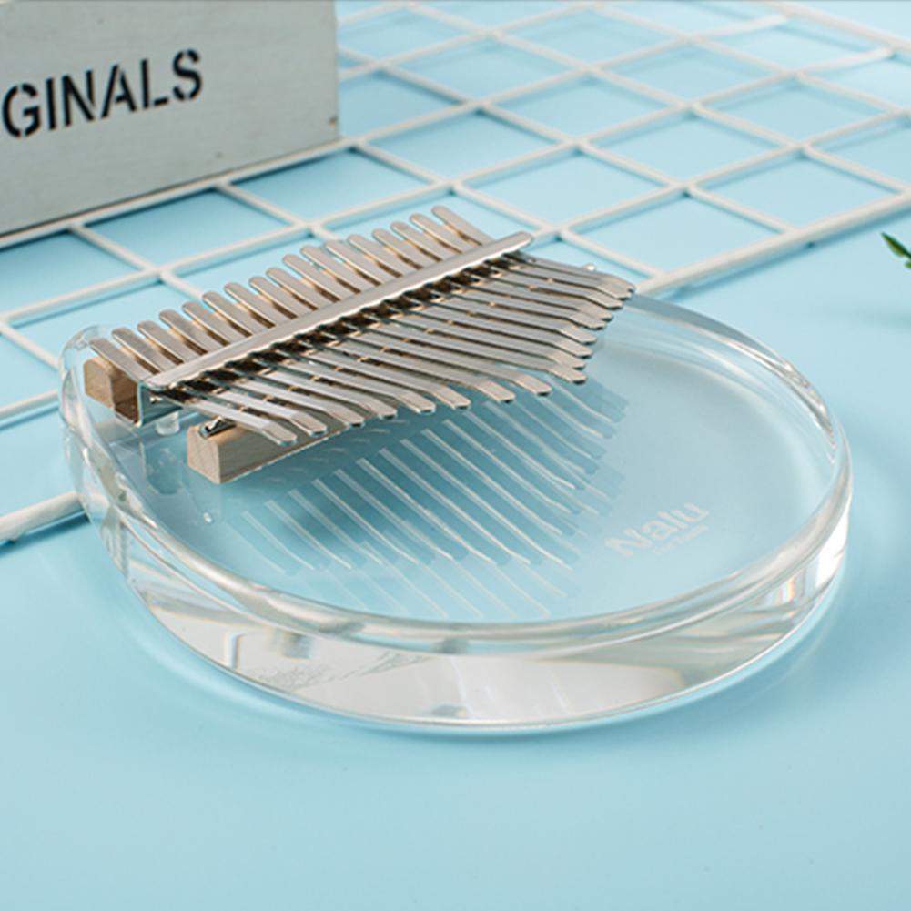 Nalu NK-CT 17 key Kalimba Crystal Cat Bear Shape Acrylic Thumb Piano Mbira Calimba Transparent Keyboard Musical Instrument