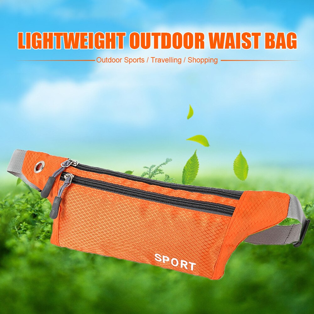 Fanny Pack taille pochette Sport ceinture sac pour taille poitrine hanche Bum léger 3 poches en plein air cyclisme randonnée avant sacs