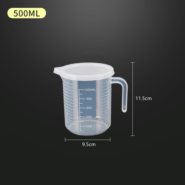 Large Measuring Container Great Pool Measuring Cup Chemicals Also Used For Motor Oil Measuring , Lawn Measuring, Lye Container: 500ml