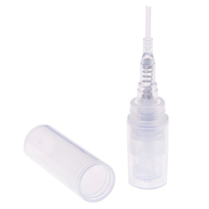 200 stk/parti 2ml gennemsigtige plastik sprayflasker lille kosmetisk emballage atomizer parfume flasker atomizing spray væske beholder