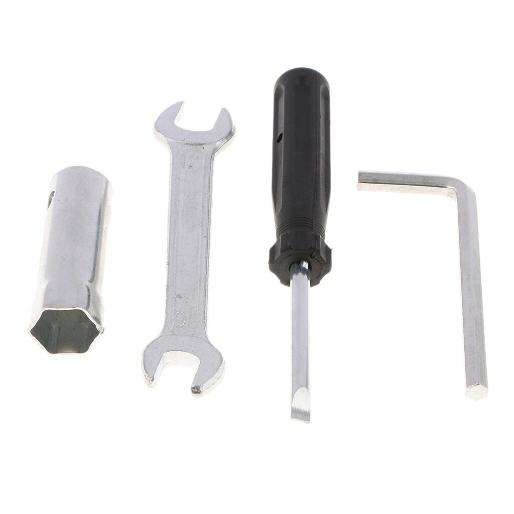 4pcs Hardware Tools Car Motor Repair Tool Kit Wrench Spanner Set