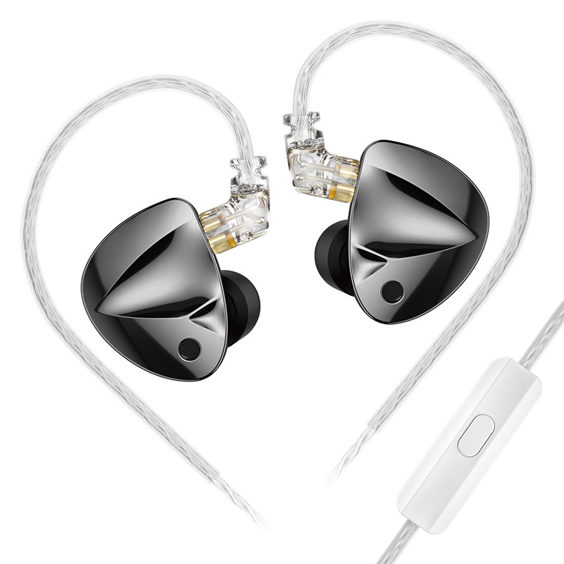 KZ D-Fi In-Ear Monitors - 4 Tuning Switches - Hi-Fi Stereo Koptelefoon met Mic - Afneembare Kabel: Wit