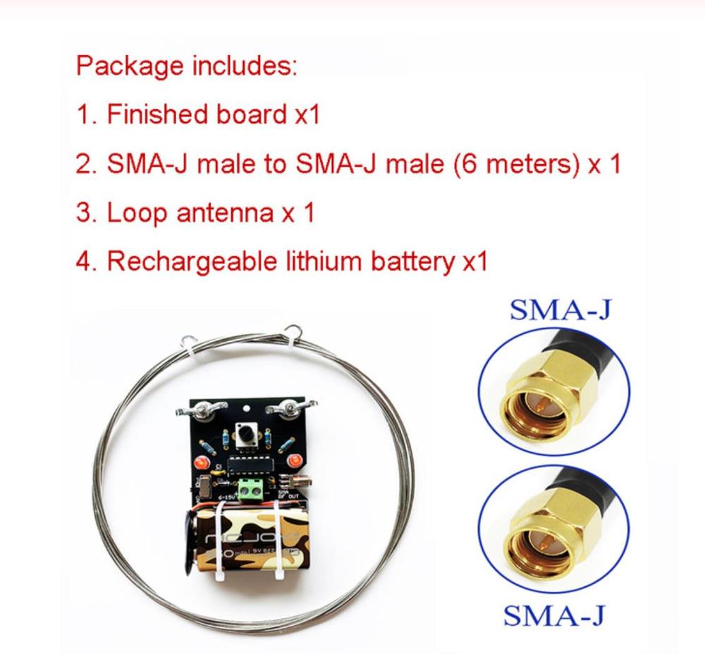 Amla 50 aktiv magnetisk loop -antenne ha sdr kortbølge lav støj justerbar forstærkning radio 100k-30 mhz bedre end mla -30: Type 8