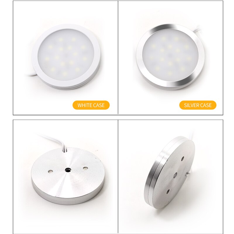 Spot ultratunn 12v- taks fönster display vinbänk ytmonterad panellampa inbyggd led mini spotlight 3w downlight