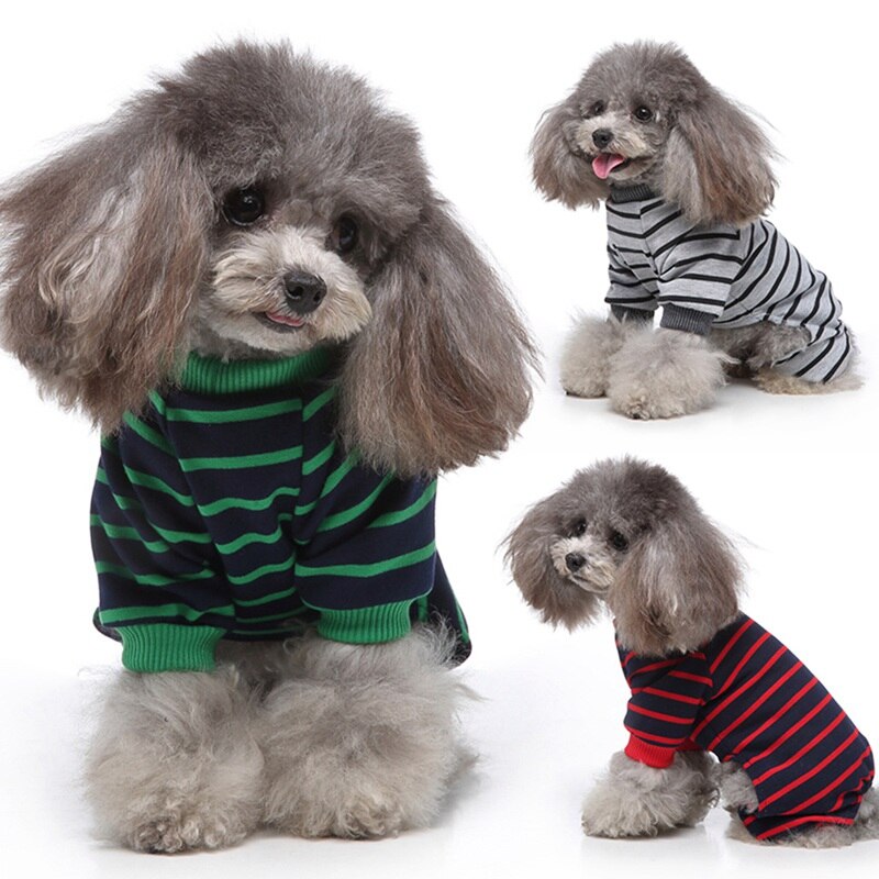 Hond Pyjama Pet Puppy Jumpsuit Homewear Huisdier Katoen Nachtkleding Kleding Kat Lente Zomer Kleding Pyjama Romper Voor Kleine Hond