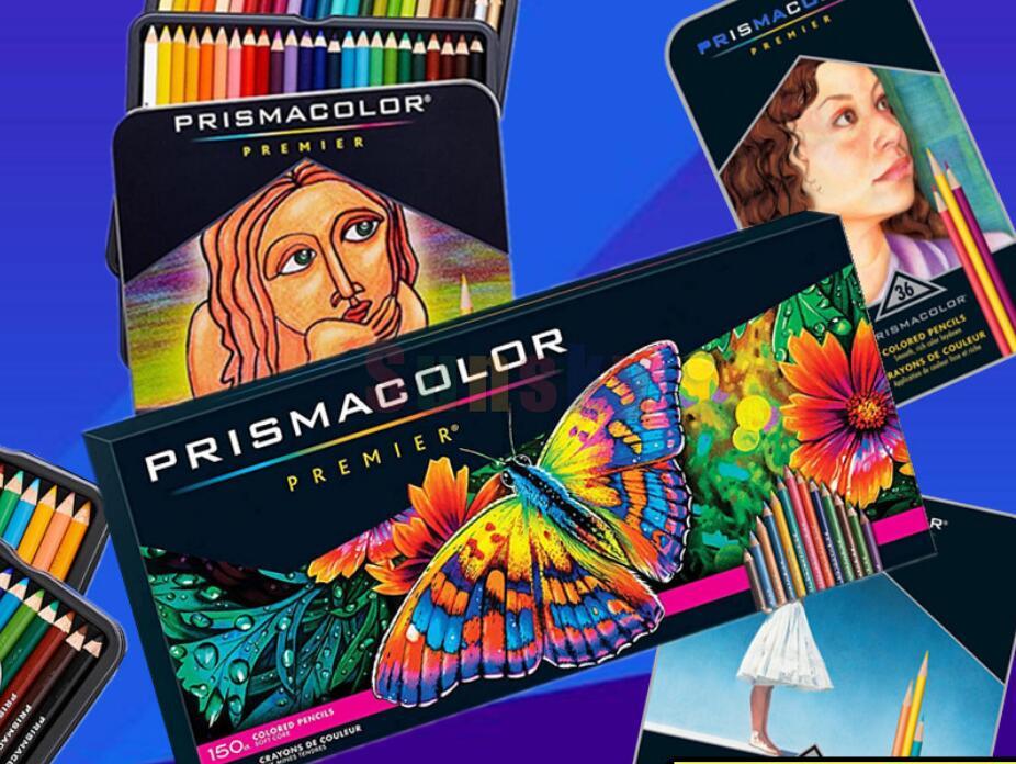 USA Prismacolor Premier Colored Pencils Soft Core 24 36 48 72 color Art drawing Pencil painting Set School Supplies