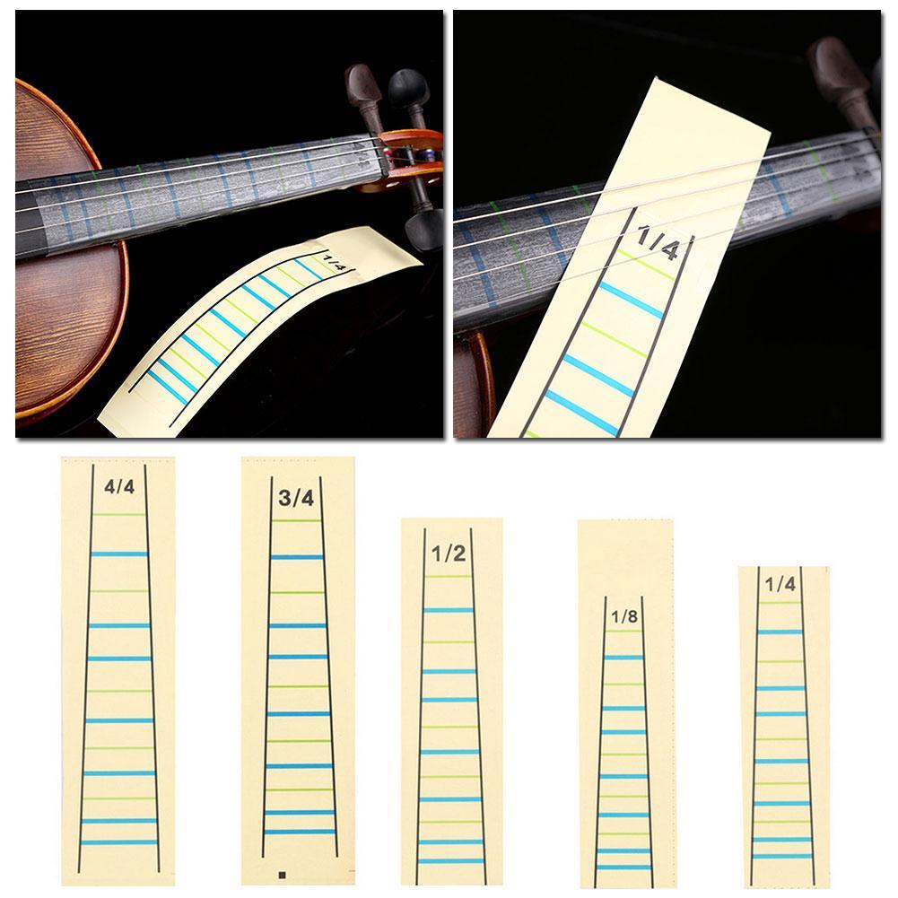 Beginner Violin Scales Put the Bitmap Scale Stickers Accessories Stickers Intonation Violin Leaving Violin Glue Stickers Wi D2C0