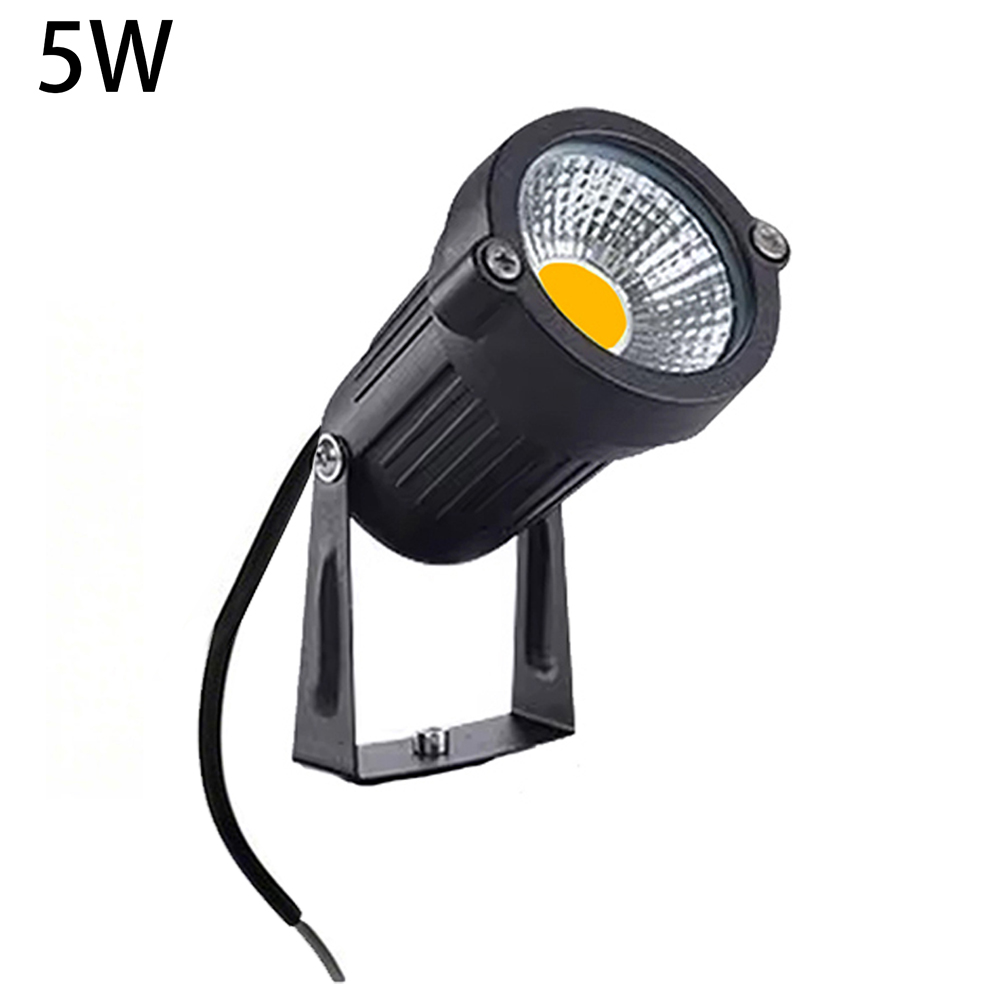 Led havebelysning 5w udendørs græsplænelampe vandtæt belysning havesti spotlights  ac85v-265v dc12v: Rød / Foranderlig / 6w