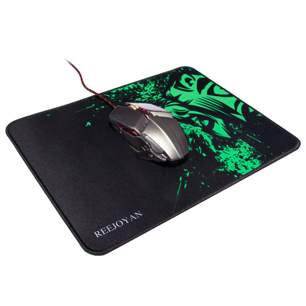 Reejoyan Rakoon Gaming Mouse Pad Locking Edge Anti-slip Waterproof Mousepad Natural Rubber Desk Mouse Mat Gamer for GO Dota CS