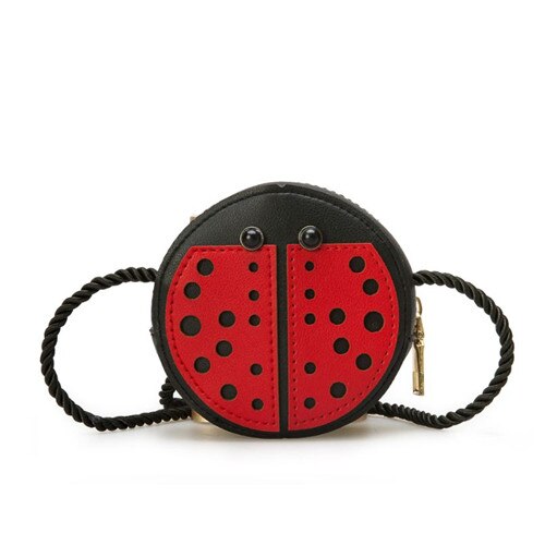 Peuter Baby Leuke Handtas Crossbody Bag Meisje Leuk Dier Handags Messenger Bags Kinderen Schoudertas Handtassen 3 Stijlen: Ladybug