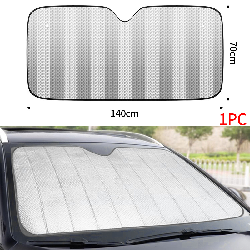 Parasol para ventana de coche, cubierta para ventana delantera de coche, protección Anti-UV, bloque de parabrisas trasero delantero, cubierta para parabrisas, accesorios para automóvil: Verde militar