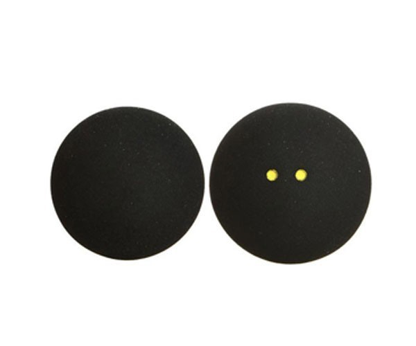 Free Shippinig (5pcs/lot) Squash Ball Red Dots Sports Rubber Squash Racquet Ball Made in Taiwan: double yellow