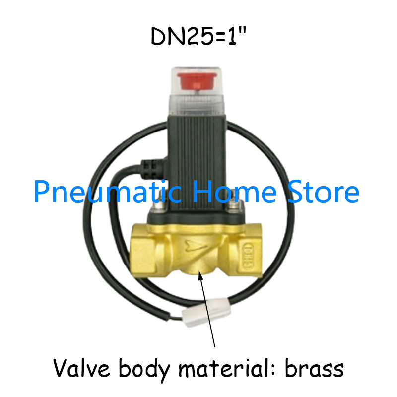 LPG Natural Gas Emergency Shut Off Solenoid Valve DC9V-12V 1/2" 3/4" 1" Kitchen & Household Valve: green