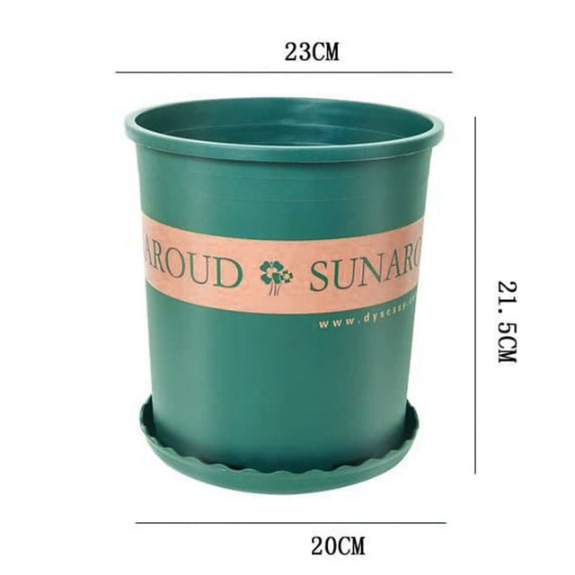 1PC Plastic Gallon Flower POT Tray Genuine Flowerpot Dwarf Pot Root Control Pot Resin Plastic Pot For Home Gardening Balcony: 2 Gallon