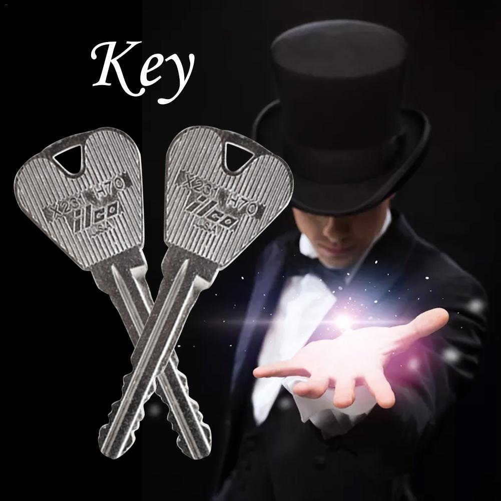 Magische Sleutel Props Goocheltruc Key Via Fles Of Ring Penetratie Trick Props Voor Bar En Klasgenoten Reünie Voor Kid magic Speelgoed