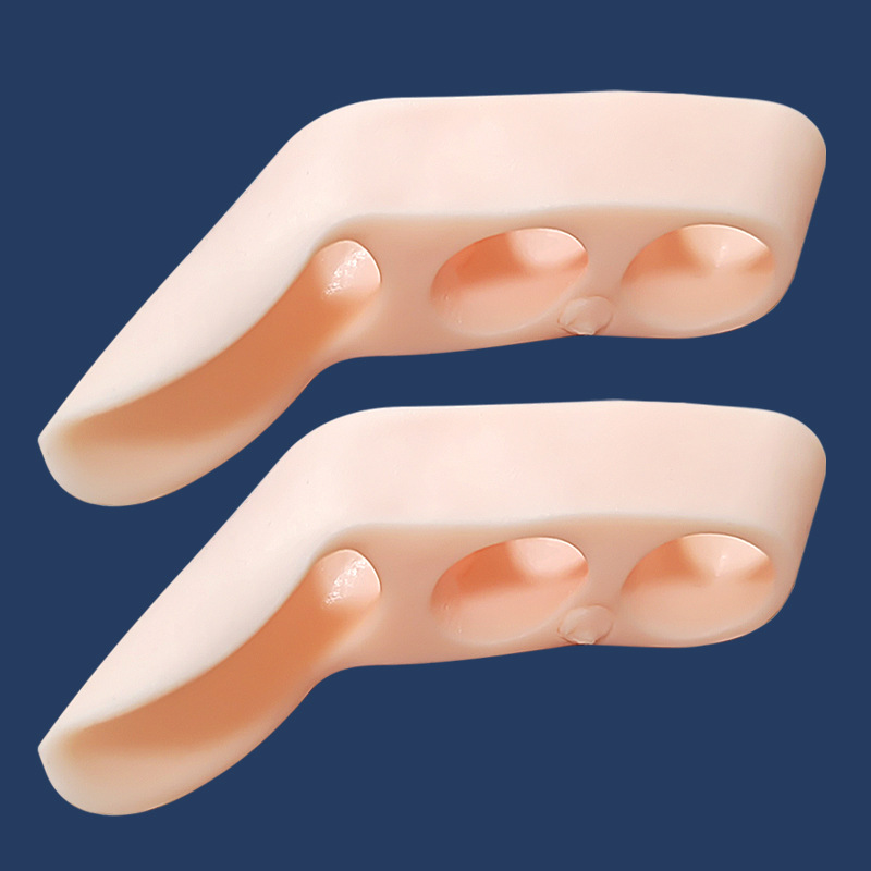 2 Stück = 1 Paar Zehen abscheider Separateur d'ortei Hallux Valgus Korrektor 3 See kleine Ballen Orthesen Schutz Pedikübetreffend Einsteller