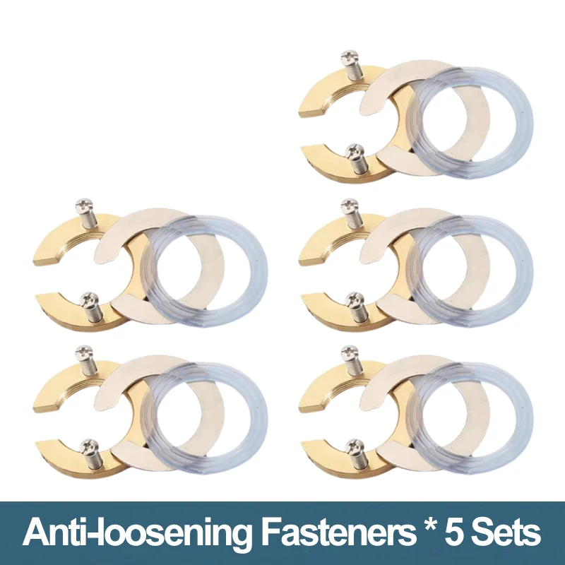 C-type kran anti-løs mutterhette kran kran festesett hjem kjøkken servant verktøy feste låsering skive deler: Lilla