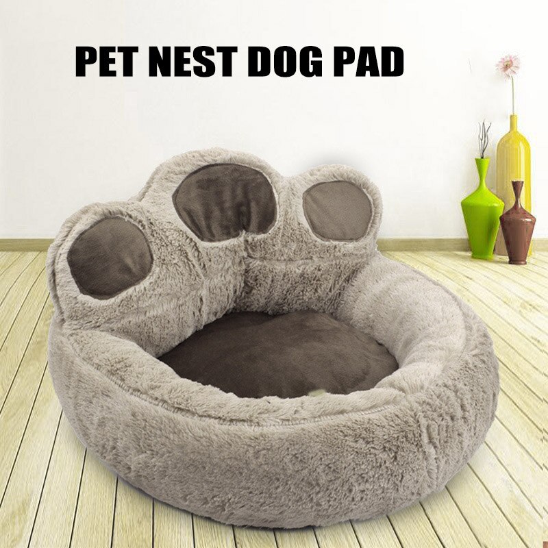 1Pc Pluche Poot Vorm Pet Sofa Huis Hond Nest Soft Warm Puppy Kitten Nest Thuis Bed Dierbenodigdheden Hond accessoires Cama Perro Hond