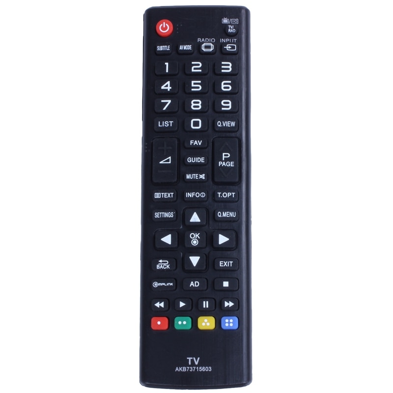 Universal tv fjernbetjening smart erstatning til akb 73715603 42 pn 450b 47 ln 5400 50 ln 5400 50 pn 450b tv controller sort: Default Title