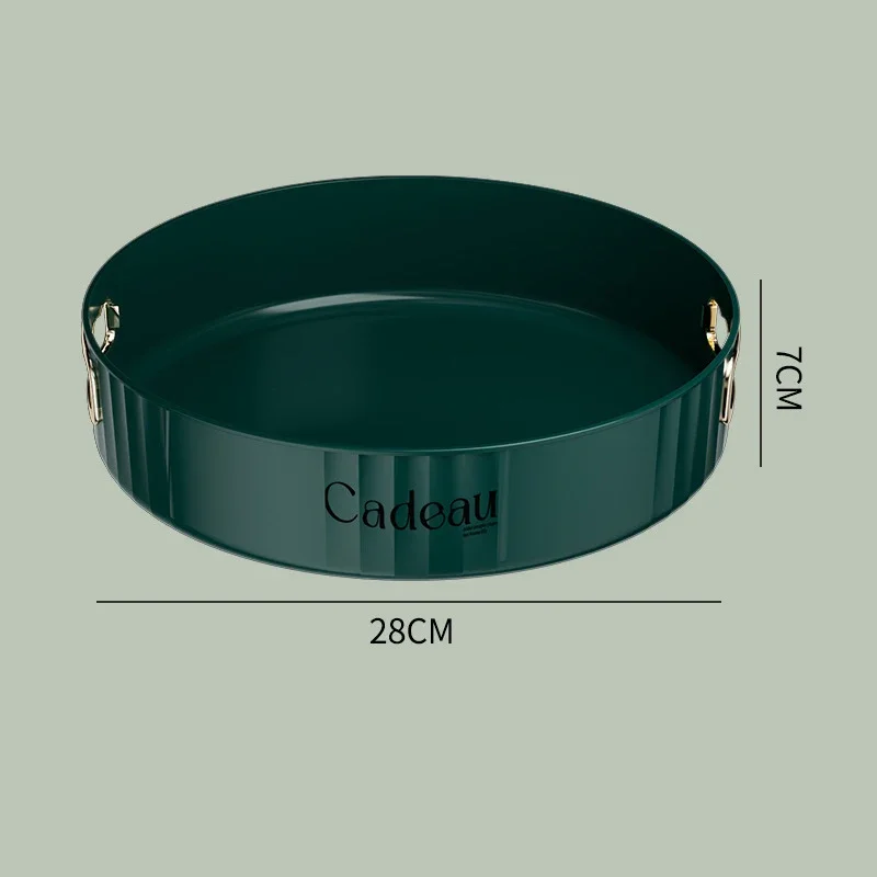 360 graden draaibaar rond dienblad Aanrecht Multifunctioneel opbergvak Roterend opbergrek Keukenopslag Badkamerorganisatie: Clear