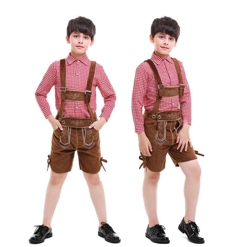 Niño Lederhosen Baviera Oktoberfest traje Octoberfest alemán cerveza