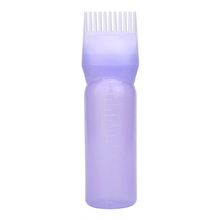 Paars Haarverf Fles Applicator Borstel Doseren Salon Haarkleuring Verven