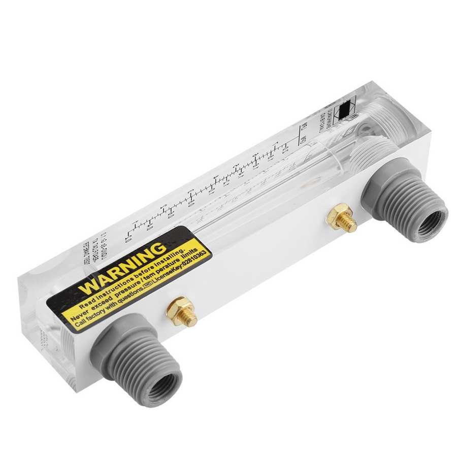Panel Type Glass Liquid Flowmetre Water Flow Measuring Meter 0.2-2GPM/1-7LPM Water Testing Meter Tube