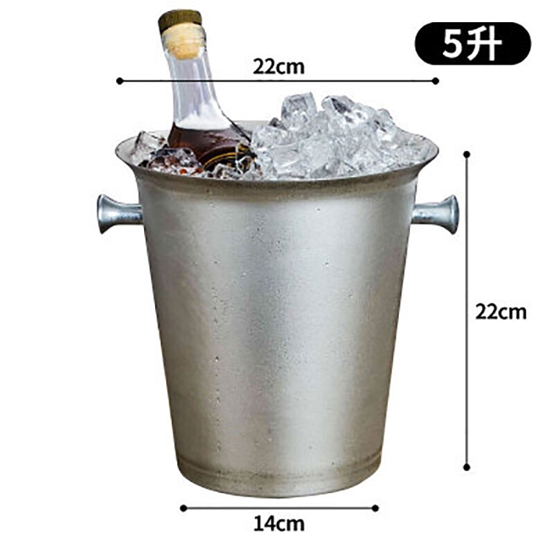 DEOUNY Eiswürfel Eimer Champagner Bahre Eis Eimer Für Dekor Kühlung Wein Trinken Kühler Für EINE Mini Bar Barmann Werkzeuge Spielereien