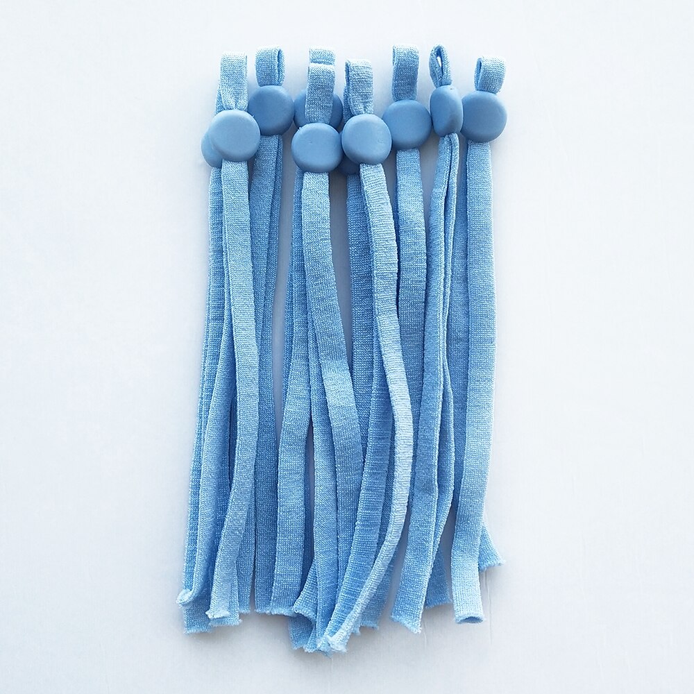 10 Pcs Diy Platte Masker Elastische Band Zwart Wit Rubber Touw Oor Opknoping Touw Verstelbare Zachte Elastische Naaien Ambachtelijke Accessoires: Color 15