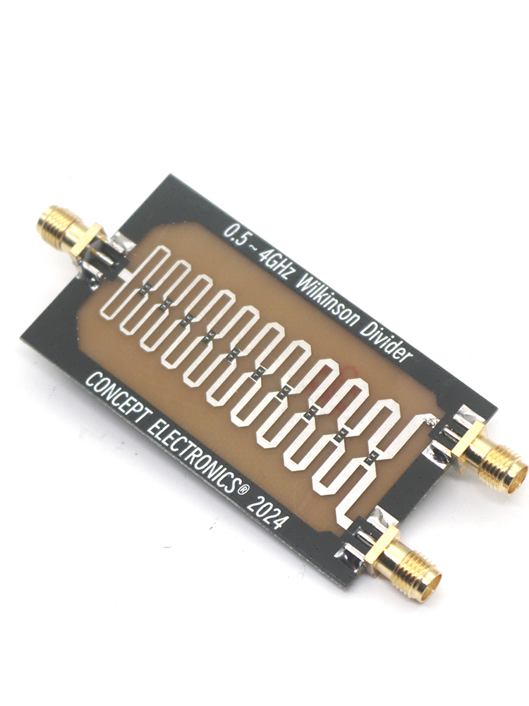 0.5- 4GHz Wilkinson RF Power Splitter RF Divider Combiner For RF Amplifier Power Synthesis ﻿868M 915M 1.2G 1.5G 2.4G