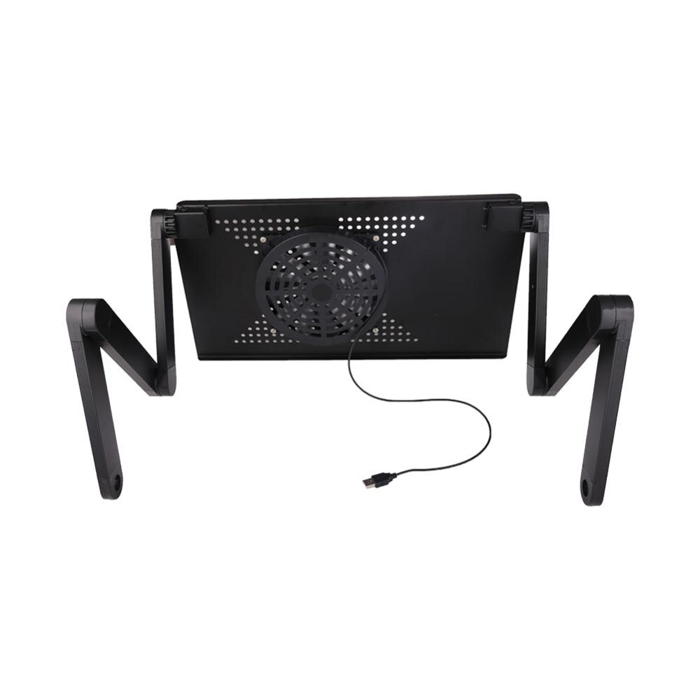 Adjustable Alloy Laptop Desks Portable Ergonomic Folding Computer Table Stand Foldable Desk Tray With Mouse Pad For Commercial: 42X26 02