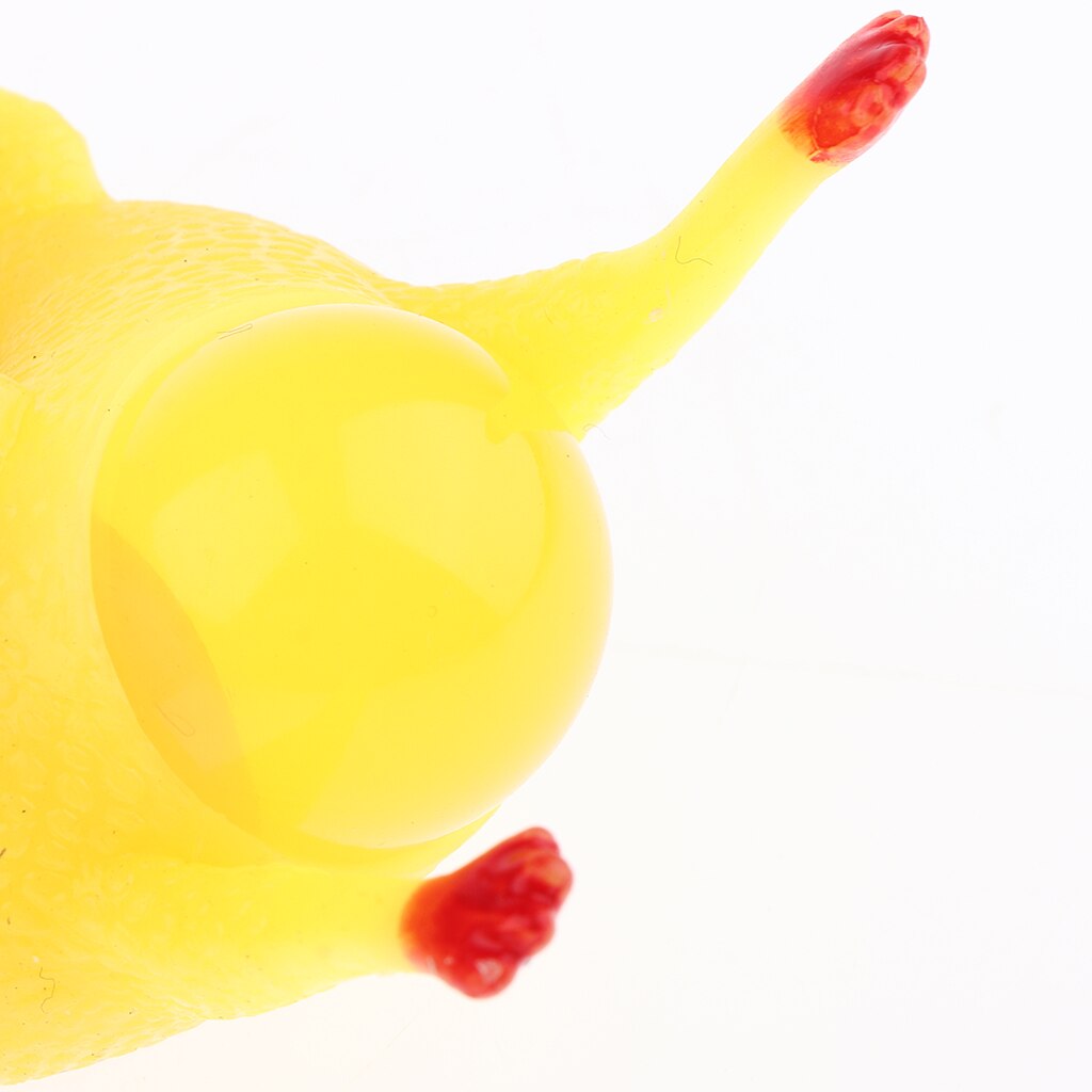 5 Stuks Zachte Knijpen Leggen Ei Kip Sleutelhanger Ring Lastig Speelgoed Geel Stress Relief Speelgoed Knijp Speelgoed Set