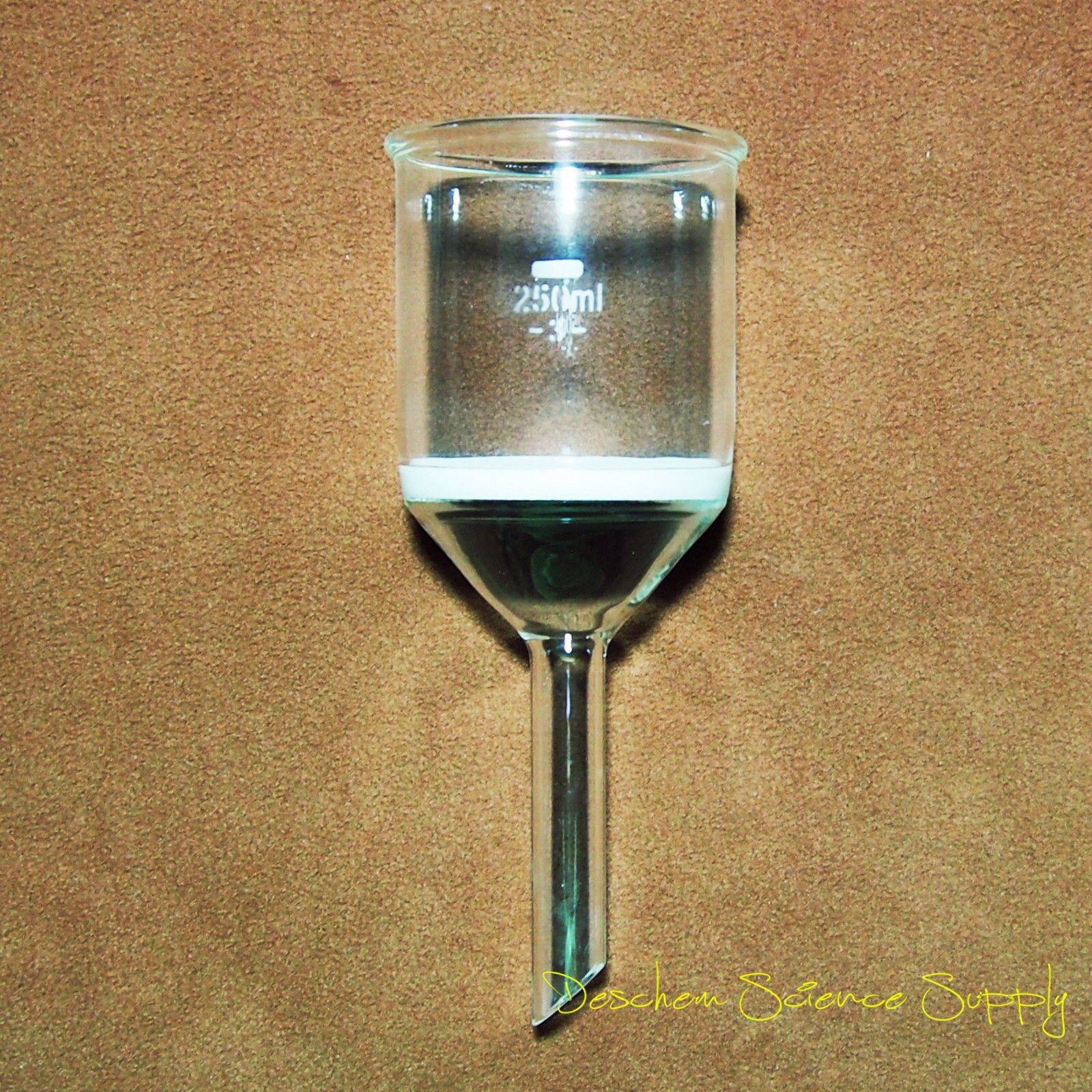 250ml,Glass Buchner Funnel,Lab Filter Funnels Chemistry Glassware