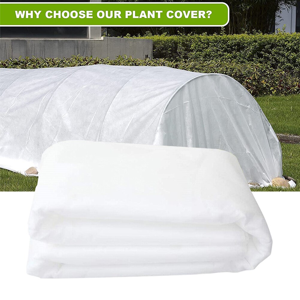 Garden Supply Non Woven Fabric Plant Protection Shrubs Crops Outdoor White Flowers Practical Winter Vegetables Frost Cover