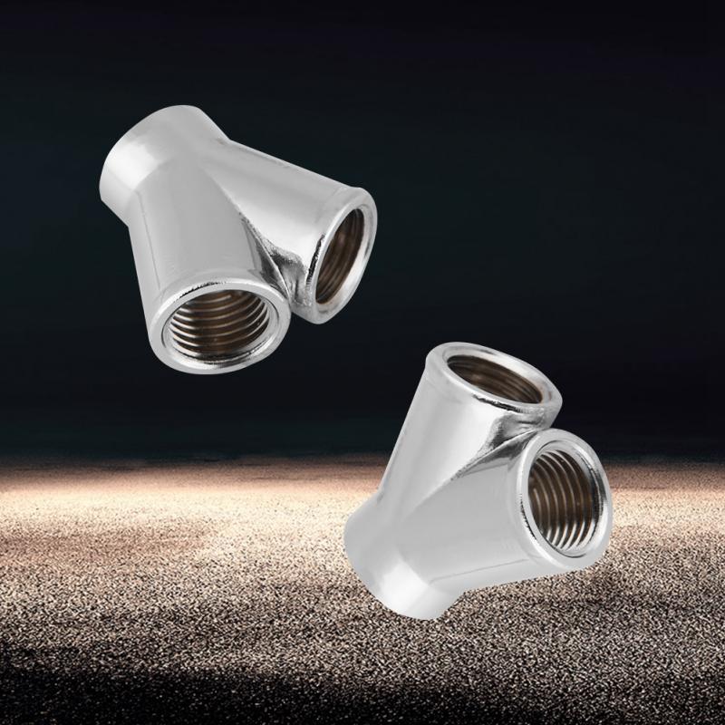 Water Cooling PC Fitting Connector G1/4 Female Thread 3 Way Y-splitter PC Liquid Cooling Fitting