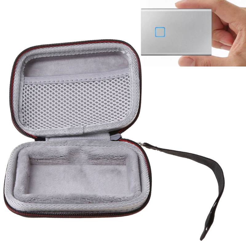 1 Pc Draagbare Eva Outdoor Travel Case Opbergtas Carrying Box Voor Samsung T7 Touch Ssd Case Accessoires