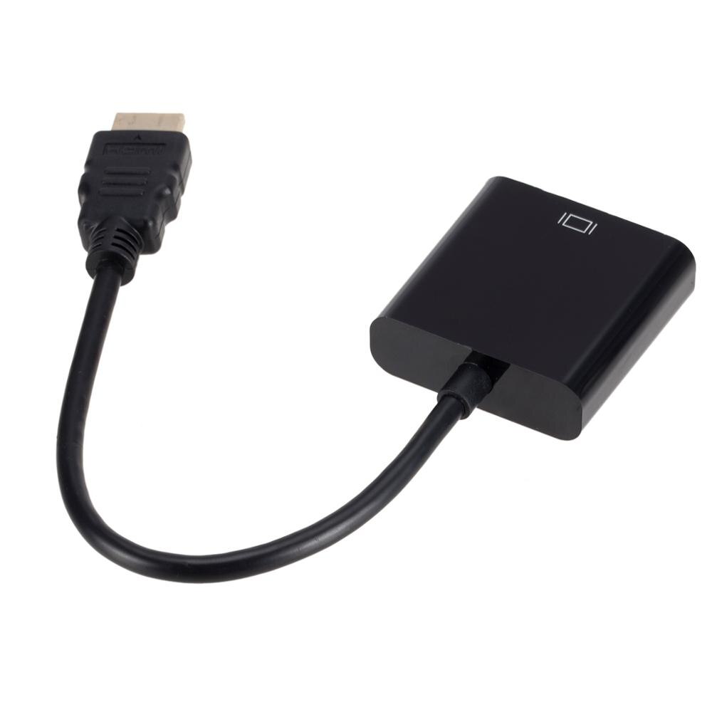 Hdmi Naar Vga Kabel Converter Hdmi Naar Vga Converter Adapter Digitale Analoge Hd 1080P Voor Pc Laptop tablet