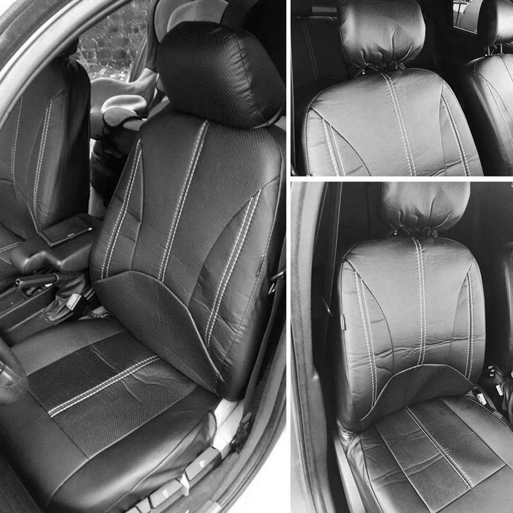 Universal PU Leather Car Seat Covers Set Elaborate Manufacture Prolonged Durable Auto Seat Protector Interior Styling