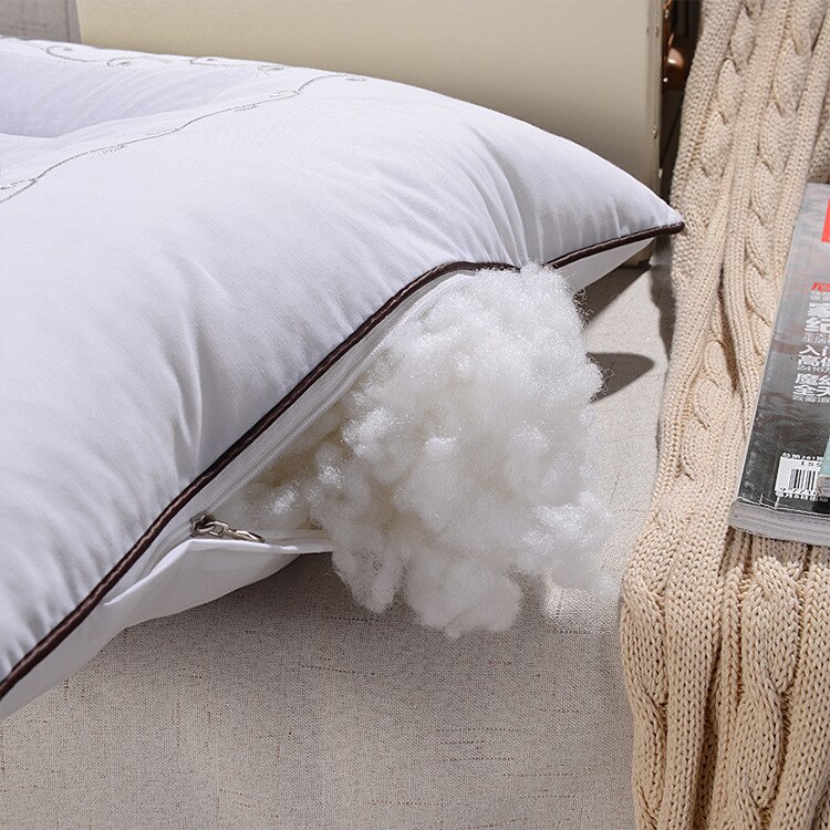 Almohada ortopédica para dormir, almohadas de alforfón Core lavanda, cama larga, almohada para dormir para el cuello, cervicales, buena salud, 1 unidad