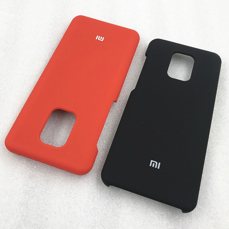 Original Xiaomi Redmi Hinweis 9 Pro Max Seidig Weich-Touch Flüssigkeit Silikon Schutzhülle Fall Für Redmi Hinweis 9 S 9 pro Wite logo