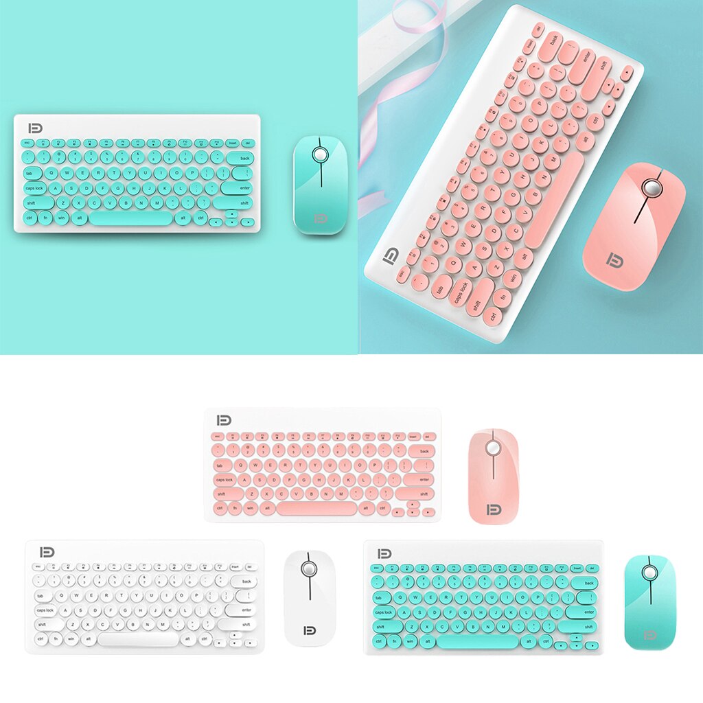 Wireless Keyboard and Mouse Combo - Keyboard and Mouse Included, 2.4GHz Wireless Connection, Long Battery Life Lag-Free Wireless