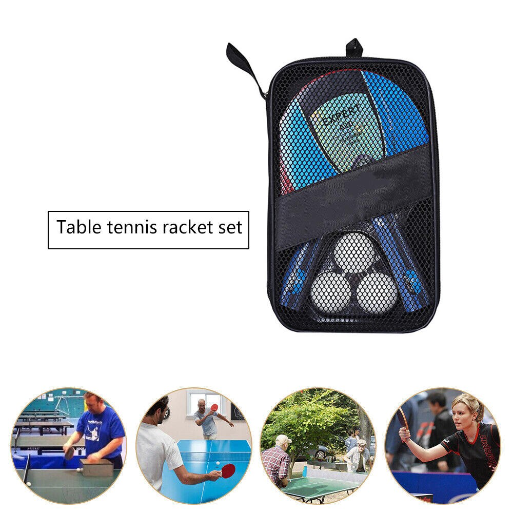 Table Tennis Racket Set Horizontal Shot, Straight Shot, Two Shots, Three Shots