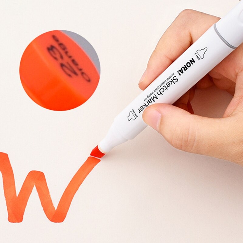 Dual Headed 80 Colors Markers Animation Sketch Pens Drawing Marker Coloring Drawing Pens Art Paint Tool Set