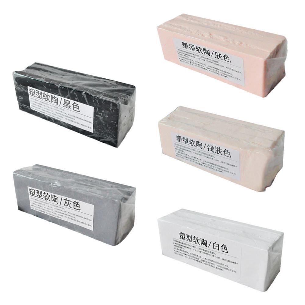 Pottery Clay Jingdezhen Porcelain Clay Individually Clay Packed 500g Mud High Clay Porcelain White DIY Ceramic F8U4