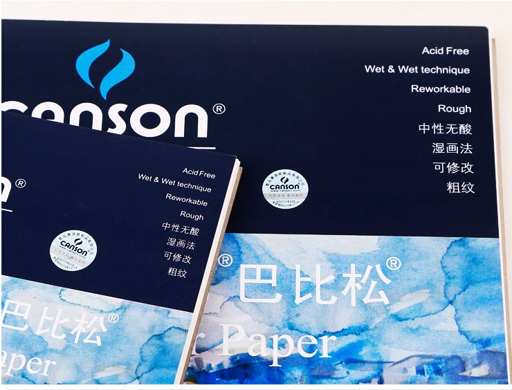 French Canson Water-soluble Book Paper For Drawing Painting Watercolor Painting Book Art Supplies