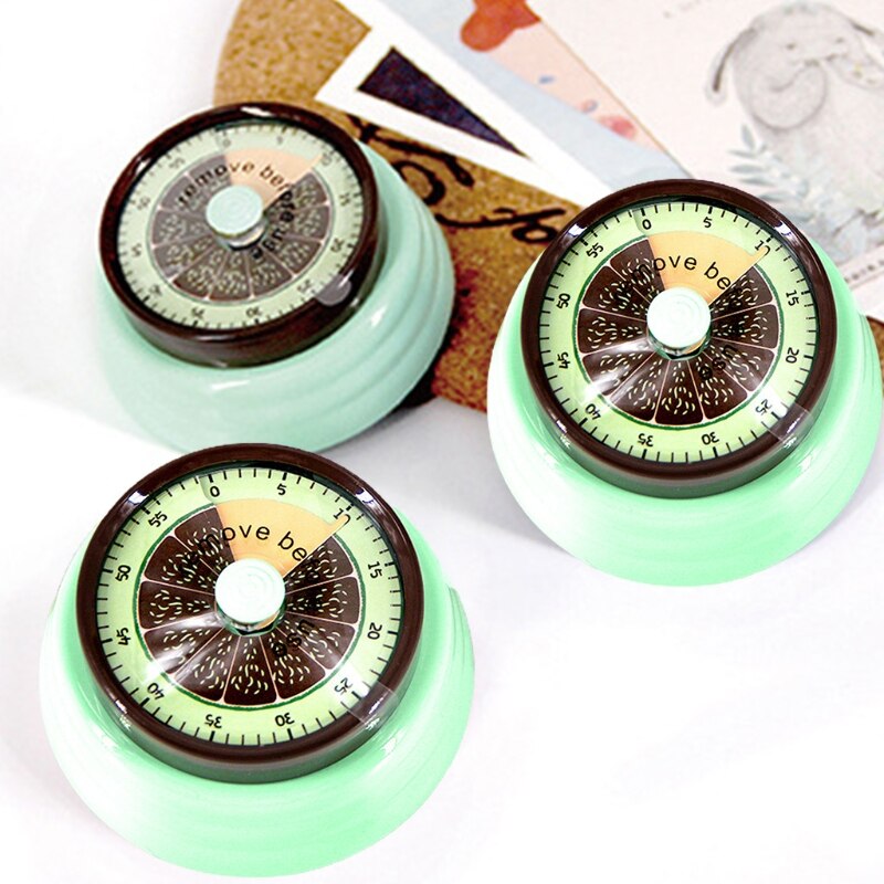 Manual Magnetic Mechanical Magnetic Timers For Cooking Countdown Clock