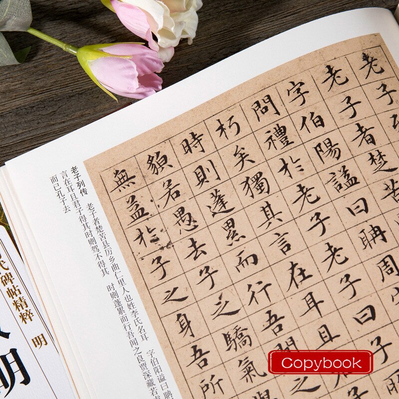 Cahier de calligraphie chinoise, petit cahier régulier, cahier à friction, écriture sur pierre, pratique de la calligraphie