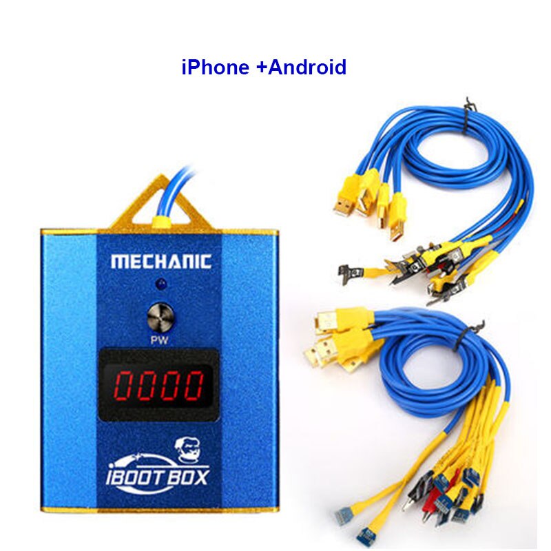 Mécanicien iBoot Box câble de Test d'alimentation batterie ligne d'alimentation pour iPhone XR XSMAX XS X 8P 8G 7P 6P Android Samsung Huawei Xiaomi: iPhone and   Android